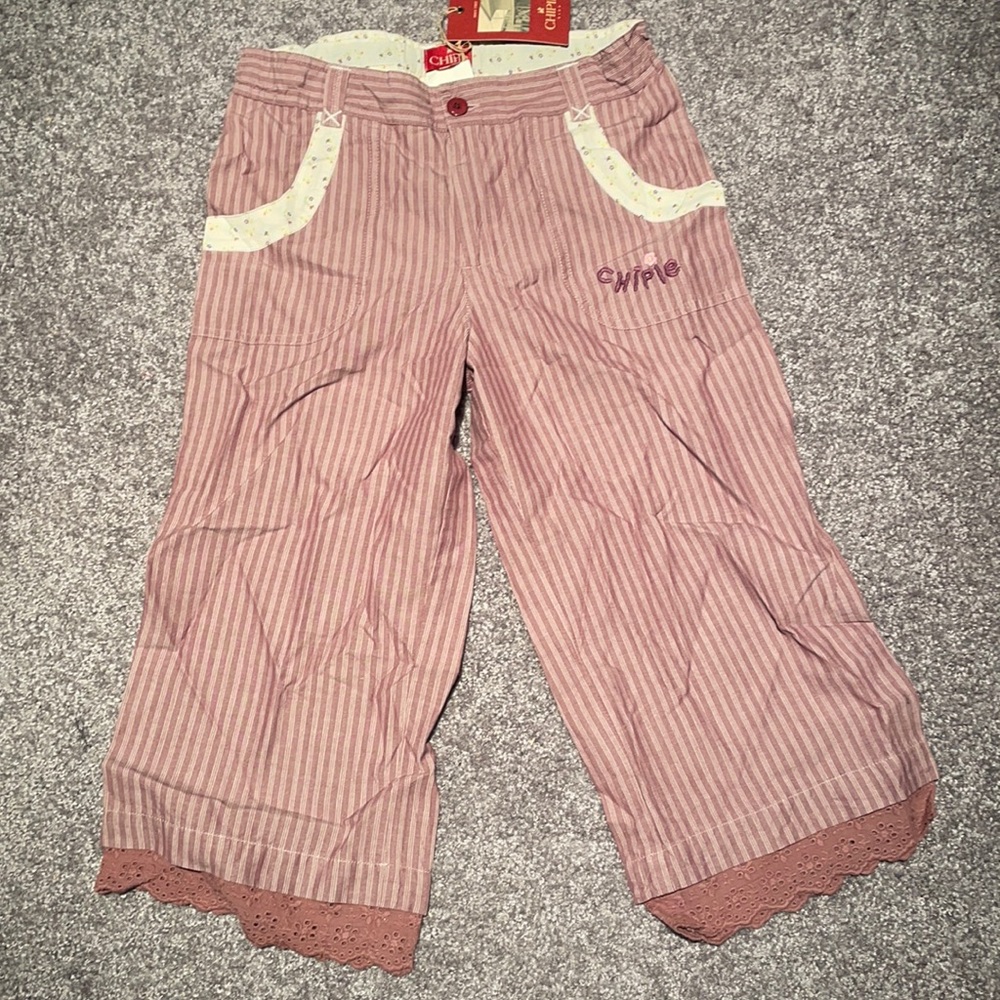 NWT Chipie Girls Striped Pants